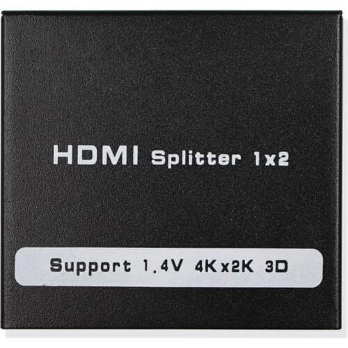 Hdmi Splitter 3D 1x2 HDMI Switch DC 5V Power Supply Adapter 1 In 2 Out Switcher For Audio HDTV 1080P Video DVD