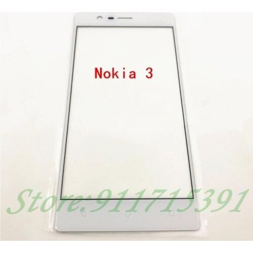 Touch Screen Front Panel Glass For Nokia 2 3 5 6 7 7 Plus 8 Front Outer Glass Panel NO LCD Digitizer