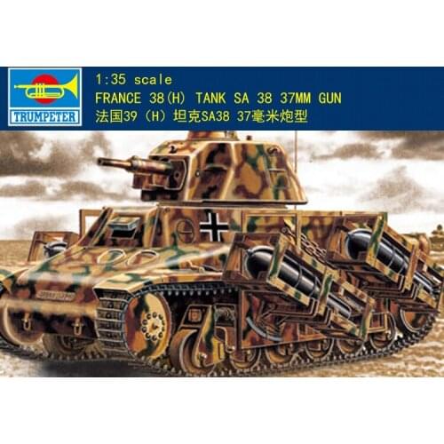 Trumpeter 00352 1/35 France 39(H) Tank Armored Car Plastic Static Model Kit TH06749-SMT6