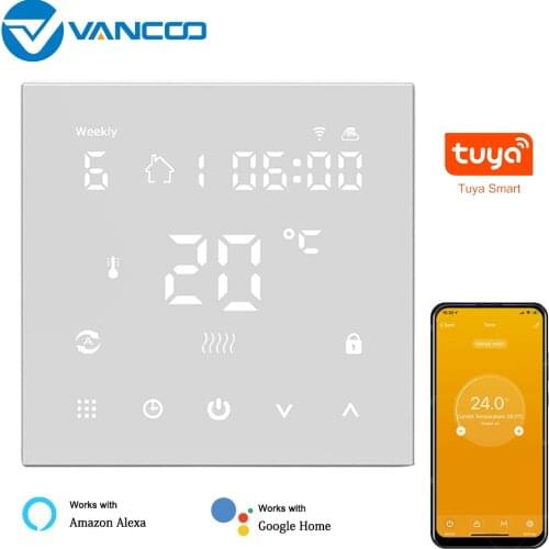 Tuya WiFi Smart Remote Controller for Google Home, AlexaThermostat, Electric floor Heating Water/Gas Boiler Temperature