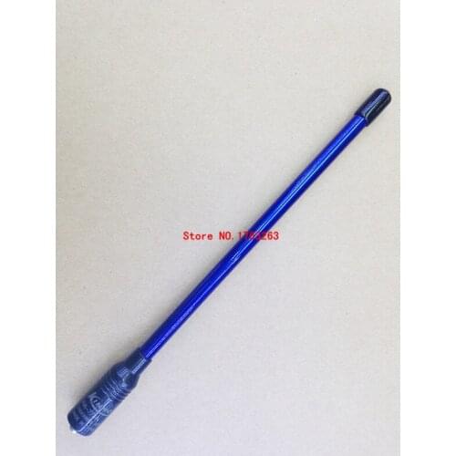 2pcs/lot Blue Fiber glass UV dual band SMA Female antenna suit for kenwood baofeng tyt weierwei quansheng puxing walkie talkie