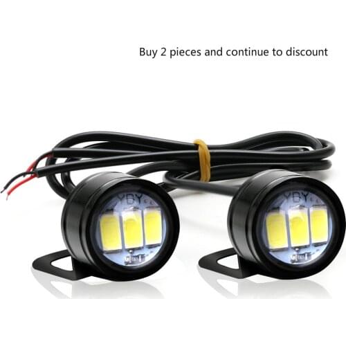 2PCS Motorcycle Hawk-eye Lamp Ghost-fire Lamp Modification Lamp Pedal Led Mirror Lamp Head-light Rogue Lamp Rearview Mirror Lamp