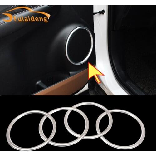 4pcs For Lexus NX300h nx200t nx200 2015-2020 Car Door Stereo Speaker Audio Sound Cover Trim Car Styling Accessories