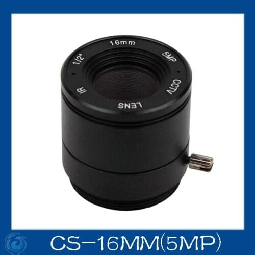 5Megapixel CCTV camera Lens 16mm Manual Iris 1/2 F2.0 Lens.CS-16MM(5MP)