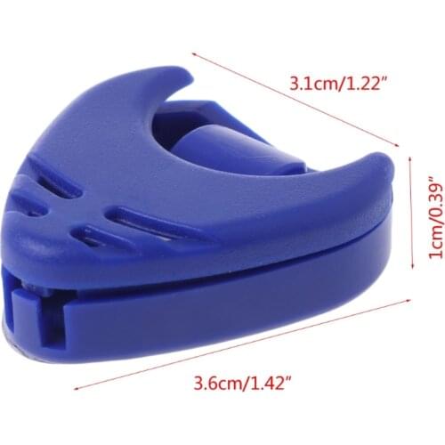 5pcs Guitar Accessories Plectrum Heart Shaped Pick Holder Box Musical Instrument W8EE