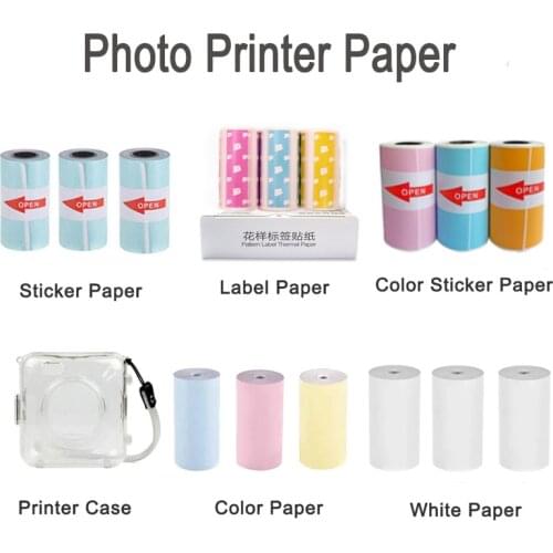 Thermal Paper Label Paper Sticker Paper For PeriPage PAPERANG Photo Printer
