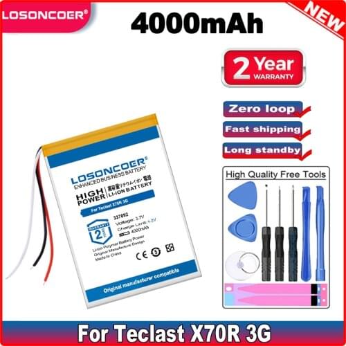 LOSONCOER 337092 4000mAh Battery For Teclast X70R 3G Tablet PC New