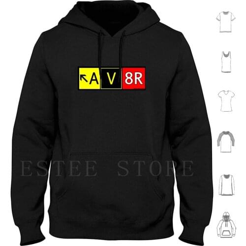 Av8R Hoodie Long Sleeve Aviation Avgeek Pilot Cessna Boeing Airbus Dehavilland Piper Flight Flying Airplane Airplanes Planes