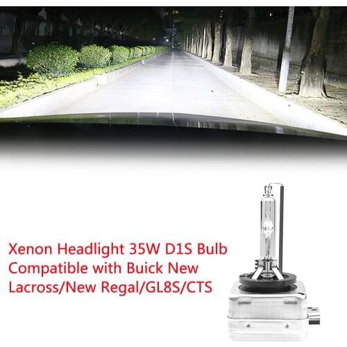 Car Goods Headlight 35W D1S Bulb HID Lamp Headlamp Compatible For Buick New Lacross/New Regal/GL8S/CTS Car Light