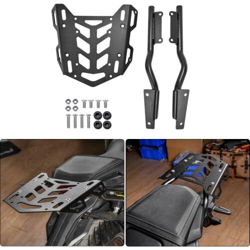 For Honda CB650R CBR650R 2019 2020 Rear Luggage Rack Carrier Top Mount Fender With Mount Bracket Motorcycle Accessories Black