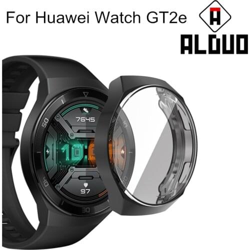 Case for Huawei Watch GT 2e GT2e Clear TPU Bumper Screen Full Coverage protective shellcase for Watch GT 2 E 2E Watch Cover Case