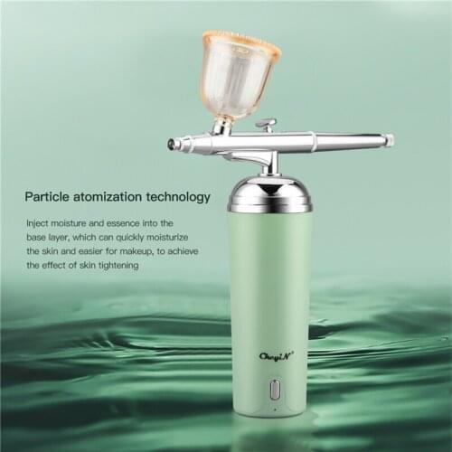 Portable Airbrush Spray Gun Rechargeable Beauty Salon Nano Moisturizing Sprayer Air Compressor For Nail Art Craft Spraying 45