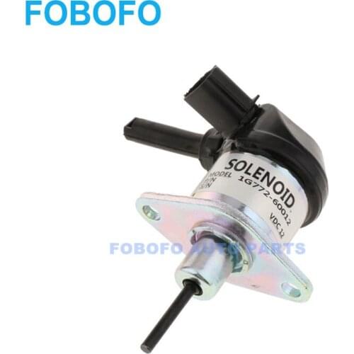 Fuel Stop Solenoid Valve 12v 1G772-60012 1G772-60014 1G772-60010 For Kubota Tractor KX0574 KX0803T