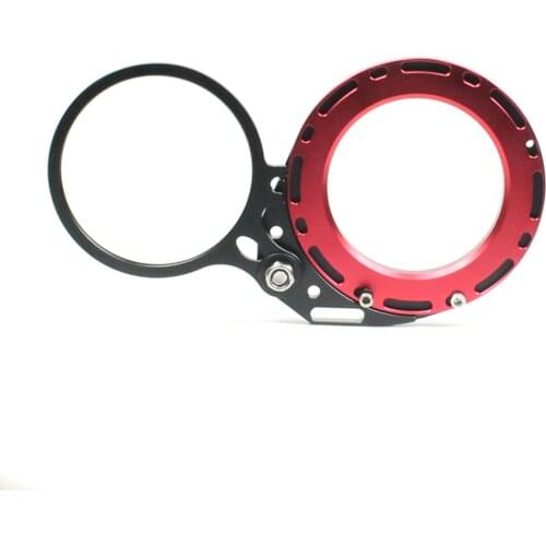 FEICHAO M67 to 67mm/100mm M52 to 52mm Swing Macro Lens Flip Adapter Ring Mount Clamp Filter for Camera Waterproof Housing Case