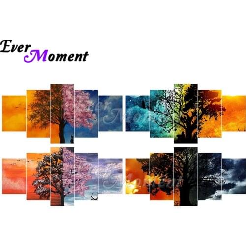 Ever Moment Diamond Painting Full Square Resin Drill Handmade Kits Wall Art Decoration Paint By Diamond Picture Gift 1M032