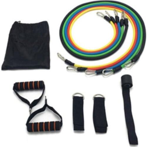 17 Pcs Resistance Bands Set Yoga Expander Fitness Exercise Rubber Tubes Stretch Band Home Training Gym Elastic Pull Rope