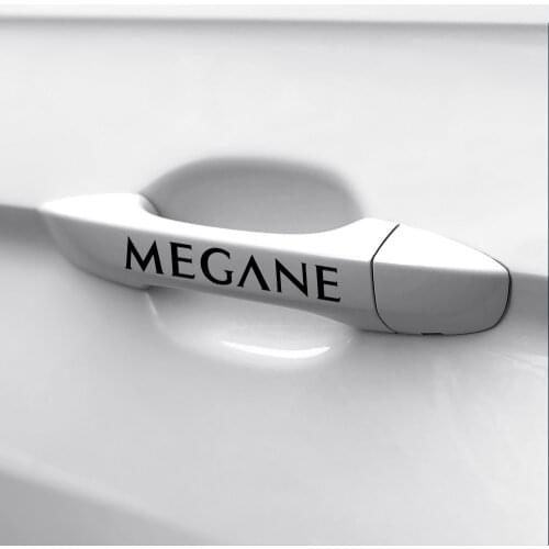 Fashion Decors Car Door Handle Stickers For Renault Megane 2 3 4 1 Captivating Sports Vinyl Automobile Decals Auto Accessories