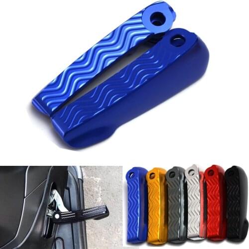 Sets Rearset Footrest Foot Rest Pegs Footpegs for VESPA GT GTS GTV 60 125 200 250 300 300ie Motorcycle CNC Aluminum Alloy