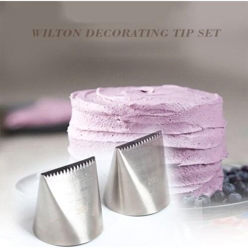 Extra Large Stainless Steel Nozzle Baking Accessories Cake Decorating Pastry Ice Cream Piping Cream Cake Make Bakery Tools