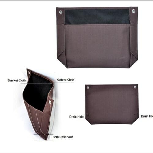 Wholesale 0.5L Home Balcony Green Plant Planting Grow Bag Root Control Bag Family Greening Wall Flower Pots Planting Green Bag