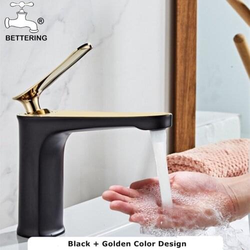 Mixer Luxury Basin Faucet Black Bathroom Mixer Tap Hot and Cold Sink Faucet Shell Mixer Taps Sanitary Ware Faucets Stream Deck