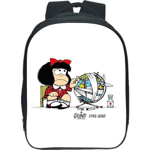 Mafalda Backpack Children Bag Boy Girl Bag Fashion Rucksack Comics Cosplay Bookbag Kids Back To School Gift Kawaii Cute Mochila