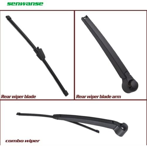 Senwanse Rear wiper bade and arm For VW Volkswagen Touran Hatchback 2003-2010 windshield windscreen wiper blade