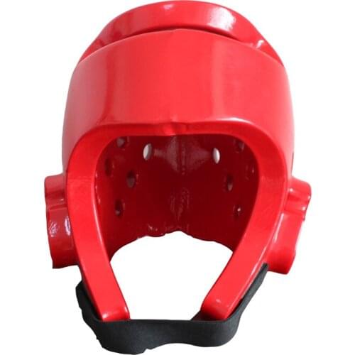 Wholesale price Taekwondo Helmet Red Blue Half-covered Headgear for Karate Muay Thai Boxeo Taekwondo Head Protector