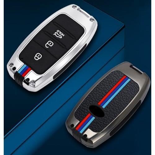 Smart Key Fob Case Protective Cover for KIA Optima Rio Sorento SPORTAGE 3 Button Zinc Alloy Auto Decor Accessories