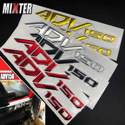 Motorcycle Decals Stickers Emblem Badge 3D Decal Raised Tank Wheel Tank Decals Applique Emblem For HONDA ADV150 adv 150 19-21