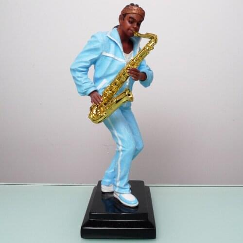 Wedding decoration Sax sculpture statue Home Furnishing bar restaurant Decor housewarming birthday gift bag mail Club cutting di
