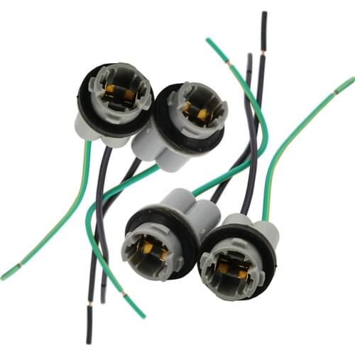 YSY 100X Car styling OEM 10CM T10 Auto bulb socket holder T15 W5W 194 168 wire Cable adapter Plug Connector T10 LED Bulb adaptor