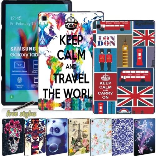 Tablet Hard Shell for Samsung Galaxy Tab S7 T870 T875 11"/S4 T830 T835/Tab S5e T720 T725/S6 T860 T865 10.5" Slim Back Case + Pen