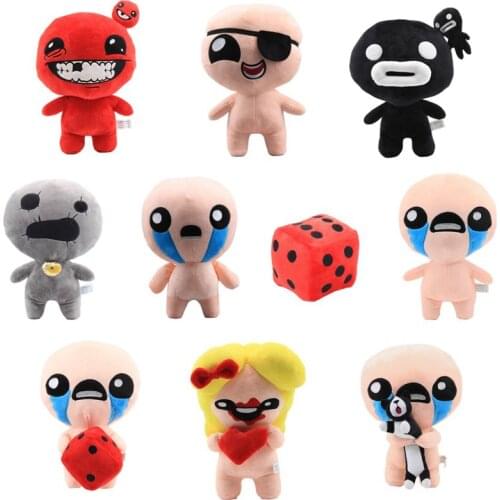 1pcs 10-30cm The Binding Of Lsaac Plush Toys Afterbirth Rebirth Game Cartoon ISAAC Soft Stuffed For Children Kids Gifts