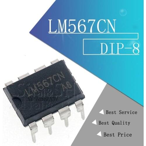 10PCS LM567CN DIP8 LM567C DIP LM567 567CN DIP-8 new and original IC