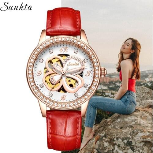 Sunkta automatic watch women reloj mujer relogio feminino montre femme women watches zegarek damski relojes para mujer montre