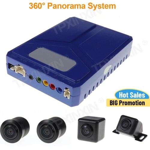 Car Auto stereo DVR HD 360 Surround View System Driving With Bird View Panorama System 4 Car Camera 3D 1080P DVR G-Sensor new