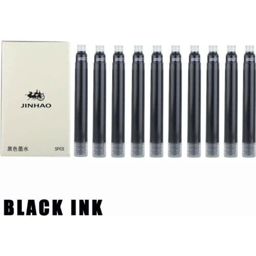 LOTS OF 20 PCS JINHAO HIGH QUALITY INK CARTRIDGES FOR FOUNTAIN PEN BLACK INK