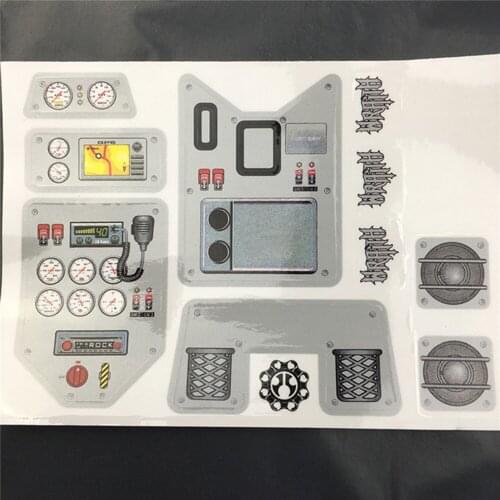 Decorative Decal Sticker for 1/10 Axial Wraith RC Crawler Car Upgrade Parts Car Shell Stickers Accessories