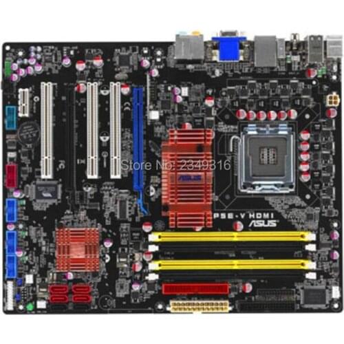 For ASUS P5E-V HDMI Used original motherboard Socket LGA 775 DDR2 G35 Desktop Motherboard