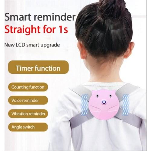 For Men And Women Upper Back Brace For Clavicle Support Adjustable Back Straightener Intelligent Induction Posture Corrector