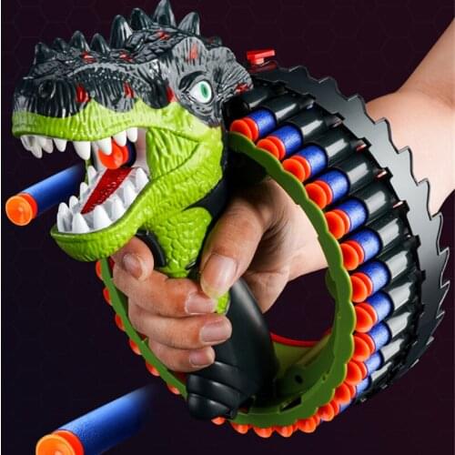 Electric Dinosaur Toys Shooting Dino Animal Model Tyrannosaurus Rex Kids Games Boys Children Gifts