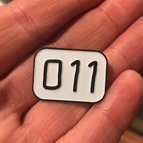 Stranger Things Eleven tattoo Enamel Pin cool and stylish decor