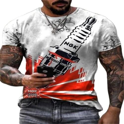 New MenS STP T-Shirt, 3d Printing Contrast Color Personality Casual Summer Ultra-Thin Breathable Top, Size T-Shirt For Men