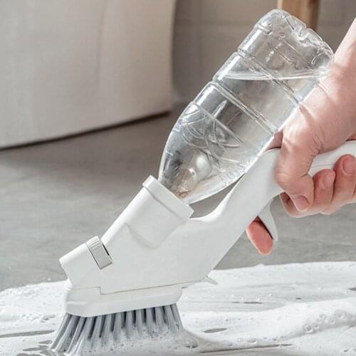 Home Multifunctional Kitchen Cleaning 5 Pcs Set Can Be Hung Pressing Water-jet Brush Crevice Brush Pot Brush Window Cleaner
