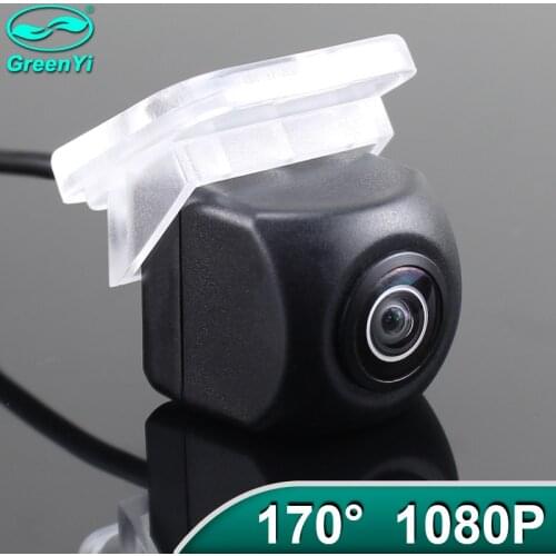 GreenYi 170 Degree Fish Eye Vehicle Rear View Camera 1920x1080P AHD Special Adjustable Angle Starlight Night Vision for All Car
