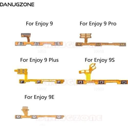 Power Button Switch Volume Button Mute On / Off Flex Cable For Huawei Enjoy 9S 9E 9 Plus / Enjoy 9 Pro
