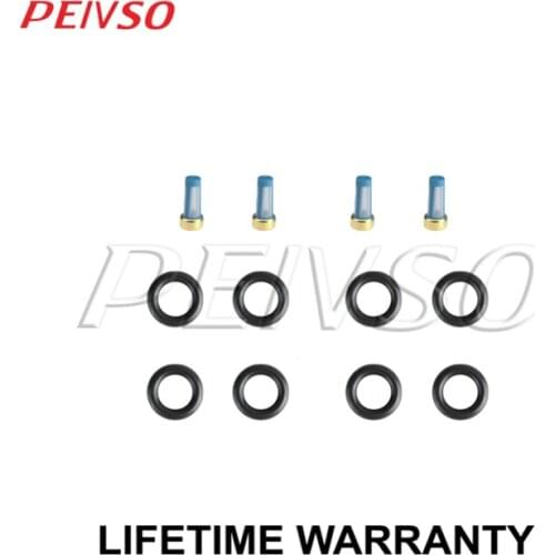 For Saturn I4 1.9 Fuel Injector Service Repair Rebuild Kit Orings Filters