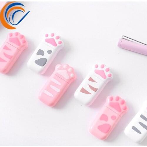 Kawaii Mini Cat Paw Correction Tape 24 Pcs/lot Promotional Stationery Gift School Office Supplies Cute Student Supply Kids