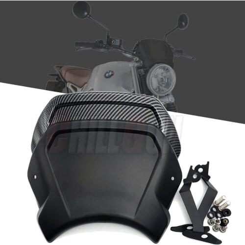 Motorcycle Cafe WindScreen Windshield Wind Deflector For BMW R NINE T RNINET R9T 2014-2020 R NineT 2018 2019 2020 r ninet r9t